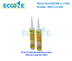 EC KY (P-203) Neutral Silicon Clear Silicone trung tính 100%